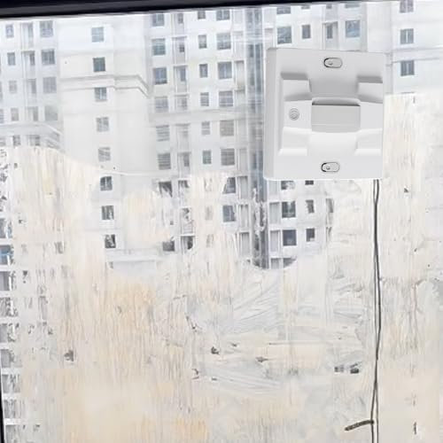 Robot Lavavetri Automatico Con 4 Getti D'Acqua, Potenza Di Aspirazione Di 5600 Pa Potenziata, Sensori Anticaduta E Rilevamento Dei Bordi, Per Finestre Alte, Piastrelle E Vetro,White