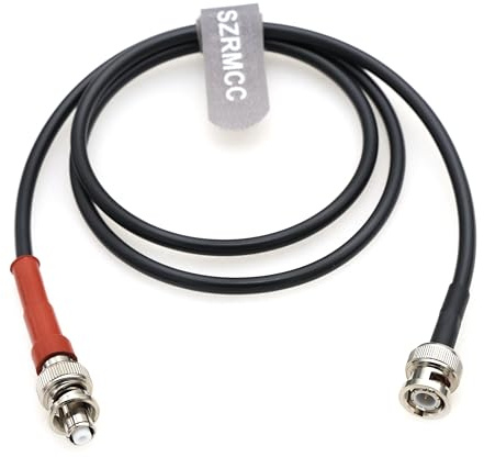 SZRMCC Câble coaxial BNC mâle vers RP-BNC SHV mâle 50 ohm haute tension 5000 V pour amplificateur piézoélectrique Thorlabs (2 m)