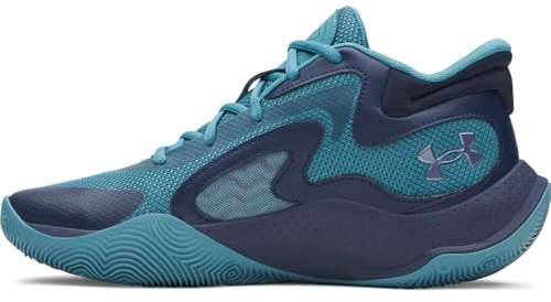 Under Armour UA Jet '25 – gränslös blå/akademi/metallisk grus – 11, Boundless Blue Academy metallisk grus, 46 EU