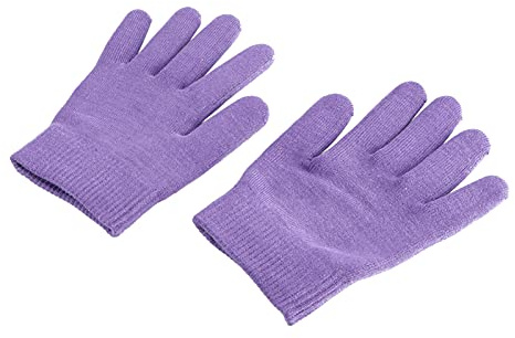 Veemoon 1 par Guantes Hidratantes de Gel para Manos Exfoliantes y Spa Diseño Romántico Color para Cuidado y Hidratación Profunda