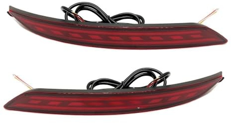 YMYYQW Antinebbia posteriore 2 pezzi LED luci riflettore paraurti posteriore per i20 2012 auto luce diurna indicatore di direzione luce freno accessori fanale posteriore