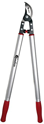 KAMIKAZE Tijera de Poda a Dos Manos KM-690. Tijeras Cortasetos De Poda a Dos Manos 45mm Ø. Mangos de Aluminio con Empuñadura Antideslizante.Tijera Corta Ramas.