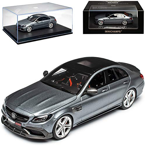 Mercedes-B C-Klasse W205 C63 AMG Bra-Bus 600 Limousine Grau Metallic Ab 2014 1/43 Minichamps Modell Auto