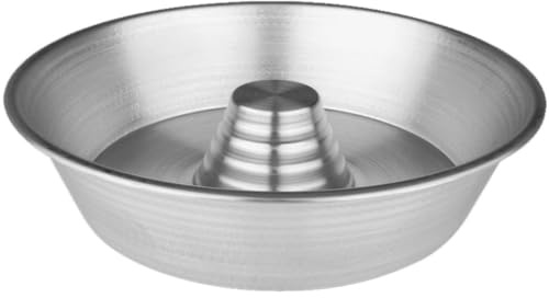 OISE ART STORE Trade Shop - Stampo Forma Ciambella Liscia 30 Cm Teglia Forno Alluminio Baba Casatiello