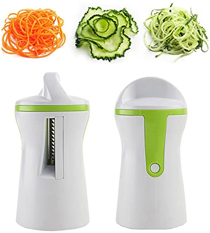 Vegetable Spiralizer, Zucchini Noodle Maker, Spiralizer Noodle Maker, Zucchini Spiraler, Spiral Vegetable Cutter, Handheld Zucchinis Spiralizers, Zucchinis Veggie Spaghetti Pasta Noodles Makers