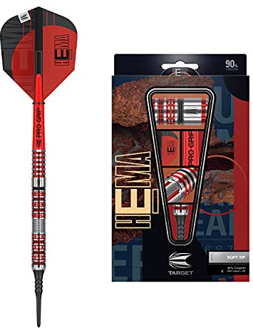 Target Darts - Hema 10 90% Wolfram Softdarts-Set Dartpfeile (18 g)