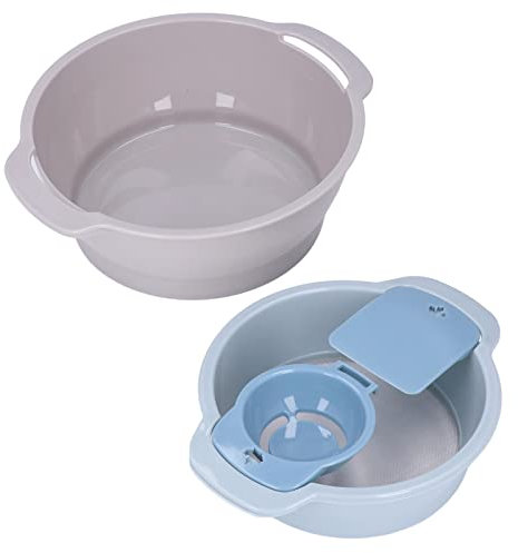 Pollen Sifter Set, Stackable Design, Space Saving, 3.5 Inch Deep Compact Tray, Flour Sifter Set, Light Weight for Baking for Kitchen