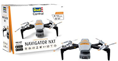 Revell Control 23811 RC Navigator NXT Ferngesteuerter Quadrocopter, Grau, Orange, Schwarz, Einheitsgröße