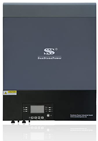 Sunstonepower solar hybrid Inverter 48V 6KW /8KW/11KW MPPT Off-Grid Wechselrichter Reine Sinuswelle mit LCD WiFi (115 * 44 * 55.5)