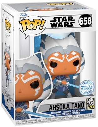 Funko POP! Star Wars: Ahsoka - Star Wars: Clone Wars - Amazon-Exklusivität - Vinyl-Sammelfigur - Offizielles Merchandise - Spielzeug für Kinder und Erwachsene - TV-Fans.