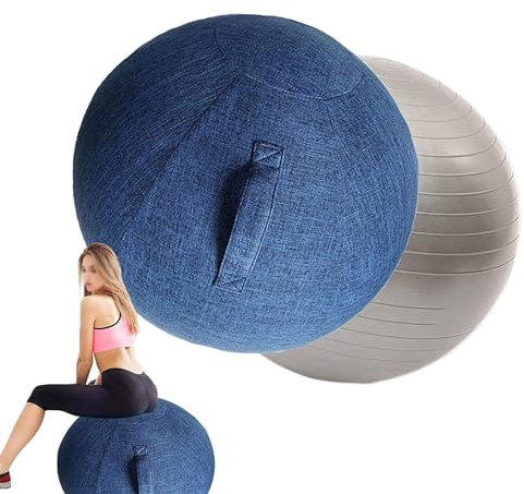 DIXII Yoga-Ball-Abdeckung, Gymnastikball-Abdeckung Mit Griff, Gymnastikball-Abdeckung, Pilates-Ball-Abdeckung Für Yoga-Ball-Schutz,B,75cm