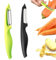 Lot de 2 éplucheurs de fruits, poignée ergonomique, poignée confortable, éplucheur d'asperges, éplucheur universel pour pommes de terre et droitiers, convient pour légumes, pommes de terre et carottes