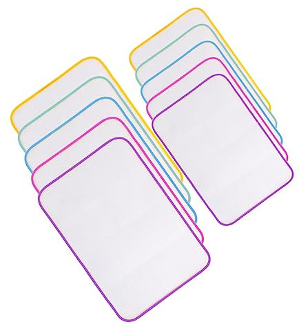 SEWOART 10stücke Hitzebeständige Bügelmatte Faltbares Bügeltuch Für Zuhause Anti Schutzunterlage Für Kleidung Zufällige Farben