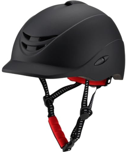 Muteitt Reithelm, Verstellbarer Reithelm, Sicherheitskopfbedeckung, Ideal für Reitsport, Radfahren, Skateboarden und Klettern, Für Damen und Herren