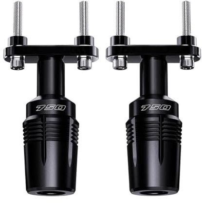 BDDXWSM Sturzschutz Für Motorräder, Sturzprotektoren, Rahmengleiter Für Kawasaki Z900 Z650 Z1000 Z400, Für Ninja 650 400 ZX-6R Z750 Rahmen-Sturzpads(Black 6)