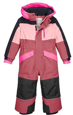first instinct by killtec Unisex barn skiddräkt med huva, dark rouge, 110-116