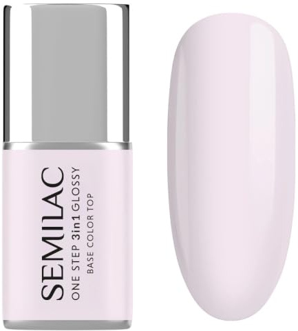 Semilac UV-Nagellack 3in1 One Step Glossy S253 Natural Pink 7 ml