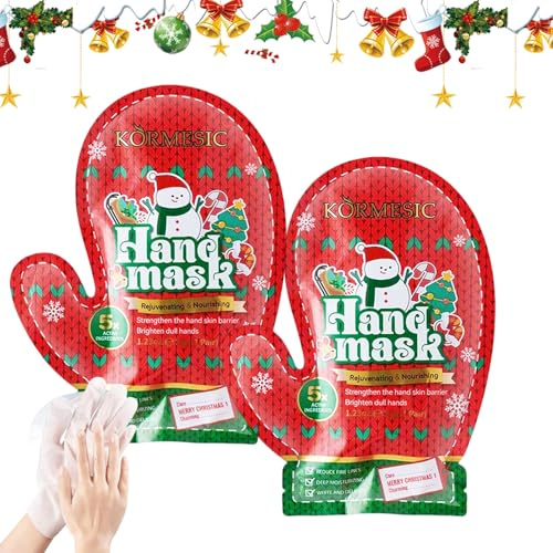 2 Paia Maschera Mani Guanti,Guanti Idratanti mani Maschera,guantis Idratanti per Manis Secche,per donne e uomini,manis secche e screpolate,Riparazione Della Pelle Ruvida,Regali di Natale