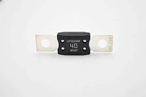 Littelfuse 0298040 Abschraubbare Auto-Sicherung, 40 A, Zeitverzögerung, 32 V, 298 Serie, MEGA Auto-Sicherung