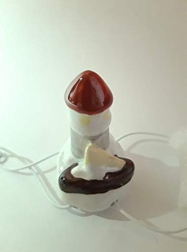 Lindner Porzellan Tropfenfänger Leuchtturm, handbemalt, für Kaffee- oder Teekannen, Leuchttürme