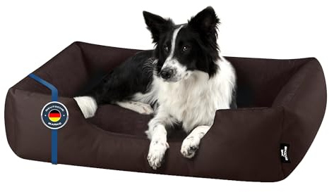 BedDog Hundbädd stora hundar – hundkudde XL – hundkorg – tvättbar hundsoffa – hundsängar för stora hundar – hundsäng – hundsäng – hundsäng – korg hund mikrofiber velour och cordura