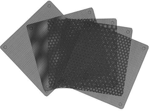 Zunate Cubierta del Ventilador de la computadora, 5pcs 4.7 Pulgadas Cubierta de Polvo del Ventilador de PVC Filtro de Ventilador Ultrafino Filtro de enfriamiento de PC, para Ventiladores de Caja