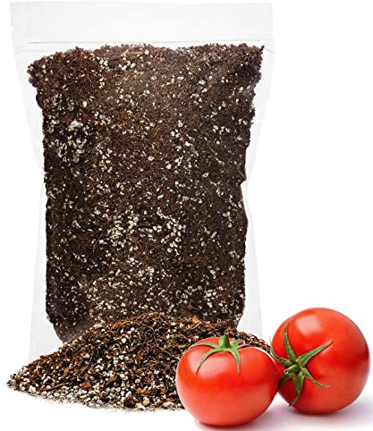 GARDENERA Premium Organic Potting Soil for Tomatoes - (4 Quart Bag)