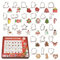 Lot de 24 emporte-pièces de Noël en acier inoxydable - Pour décoration de gâteau, biscuits, pâtisserie, cuisine