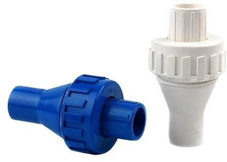 Valve de contrôle à ressort à ceinture en PVC, ID 20/25/32mm, unidirectionnel, clapet anti-retour, adaptateurs d'irrigation de jardin et d'aquarium, connecteurs, raccords d'eau, 1 pièce(White(1Piece),