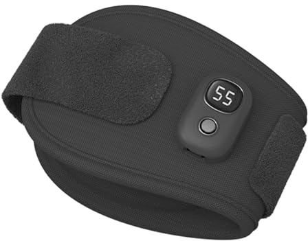 Elektrisk handledsvärmare – värmearmband med 3 temperaturnivåer, justerbart och USB-uppladdningsbart | Värmeprodukter för cykling vandring, bergsklättring, läxor och utomhusaktiviteter, svart, Se