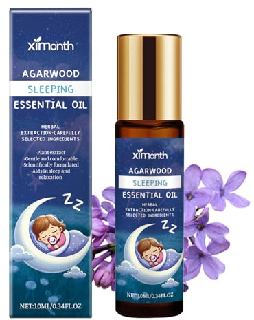 Lavendelöl Ätherisches Öl Beruhigend Roll on Ätherische Öle Stressabbauend Ätherische Öle Bio Lavendelöl für Die Haut für Aromapflege Unterwegs zur Aromatherapie,Guten Schlaf