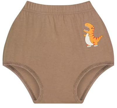 Landofgenie Windel Abdeckung mit Dinosaurier-Design für Erwachsene – 95% Baumwolle, Atmungsaktiv & Nicht Wasserdicht Braun 2XL