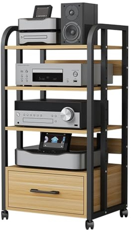 Armoire d'amplificateur de tiroir pour console de mixage et lecteur de musique, design durable, idéal pour une utilisation en studio et à la maison