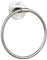 JS Self Adhesive Towel Holder,Stainless Steel Bathroom Towel Ring 7.08 inches/18cm,Wall Mounted 3M Self Adhesive Hand Towel Rails for Kitchen Bathrooms