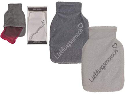 Taschenwärmer Handwärmer Handofen wiederverwendbar mit flauschigem Überzug Lieblingsmensch 4 Stück Set