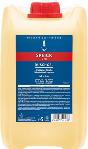 Speick Men Duschgel – Duschpflege für Herren, erfrischender Duft & vegane Formel, 5l