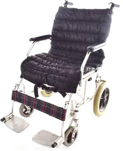 HUTRADE Rollstuhl Kissen Mit Rücken, Rollstuhlkissen Integriertes Antidekubitus Rollstuhl Druckentlastungspolster Mit Rücken Unterstützt Steißbein Und Rücken Waschbar Rollstuhlbezug