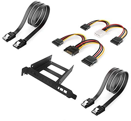 Fabeas Adaptador de bahía SSD Soporte de montaje de disco duro interno de 6,3 cm para montaje en chasis