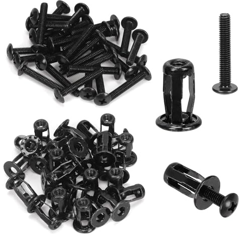 Mardatt Set di 30 dadi a petalo di espansione, dadi di espansione a petali, dadi a petalo con viti per parete cava in ferro (M4 x 20 mm)