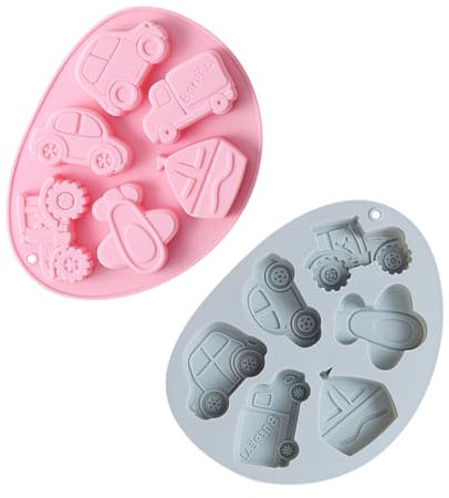 PRETYZOOM 2stücke Silikon Schokoladenform Cartoon Backform Hitzebeständig Und Antihaftbeschichtet Für Pralinen Bonbons Kuchen Dekoration Zuhause Und Gewerbe