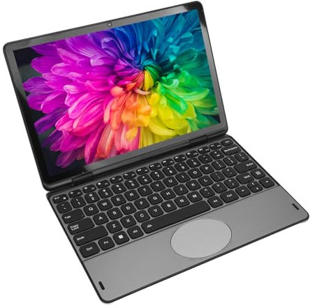 Laptop Touchscreen da 11 2 in 1, Laptop Convertibile a Flip, 32 GB DDR4, SSD da 256 GB, Fotocamera HD da 30 Fps da 2 MP, CPU N100 N100 a Doppia Banda da 3,40 GHz, (Spina europea) (Spina europea)