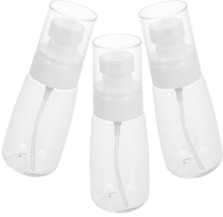 NIYANGLE 3pcs Spray Bottles Fine Mist Refillable Containers for Toner Alcohol and Perfume Travel-friendly Design Lightweight and Compact for Daily Use and Hydration