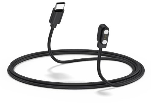 Oumida Chargeur Montre Connectée, Câble Chargement Magnétiquepour Montres Connectées, Câble de Recharge pour Montre Intelligente Universel (USB C 50cm).
