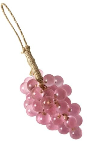 Savon de raisin fait à la main en cristal - Produit fini - Cadeau aromatique - Pour le bain et le corps - Pendentif et nettoyant aromatique