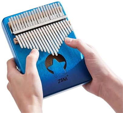 Kalimba-Instrument Daumenklavier 21 Töne Kalimba 17 Instrument Für Anfänger Fortgeschrittene Und Erwachsene(A21tone)