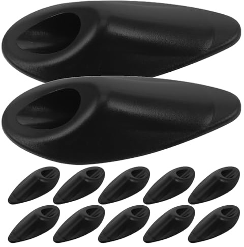 ULTECHNOVO Kit 12 Pezzi Tappi Integrati per Telaio Bici in Nylon Fibra Accessori per Cablaggio Cambio e Freno Passacavi Interni per Montaggio Sicuro e Protezione Cavi Biciclette