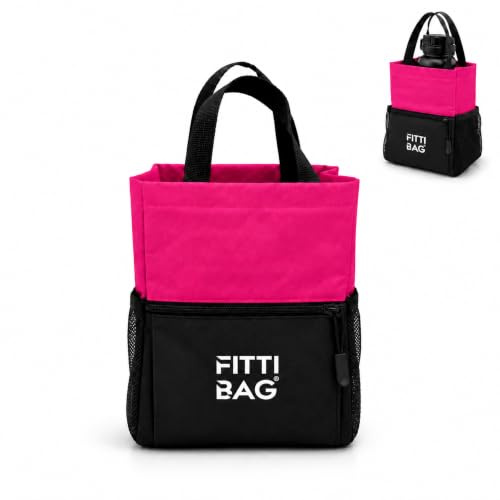 FITTIBAG Gym Tasche klein Fitnessstudio Organizer für Handy, Schlüssel & Zubehör – kompakte Sporttasche mit Trinkflaschenfach für dein Training