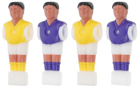 Tomaibaby Tischfußball Figuren Ersatz Für Standard Kickerstäbe 11Cm Fußballspieler Im Turnierstil Ideal Für Tischkicker Reparatur Und Austausch Set Mit 4 Stück