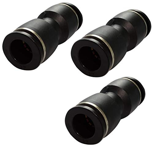 AERZETIX - 3x Racor conexión rápida conector acoplador recto Ф12mm neumático compresor de aire comprimido - C17171
