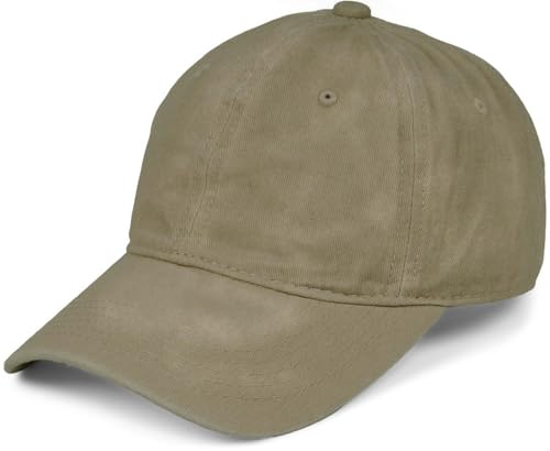 styleBREAKER Unisex Baseball Cap Vintage Baumwolle, Oliv